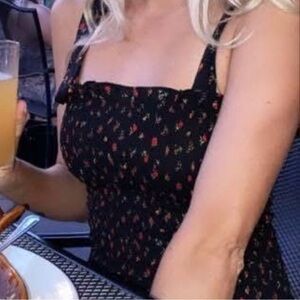 Free People Floral Mini Dress